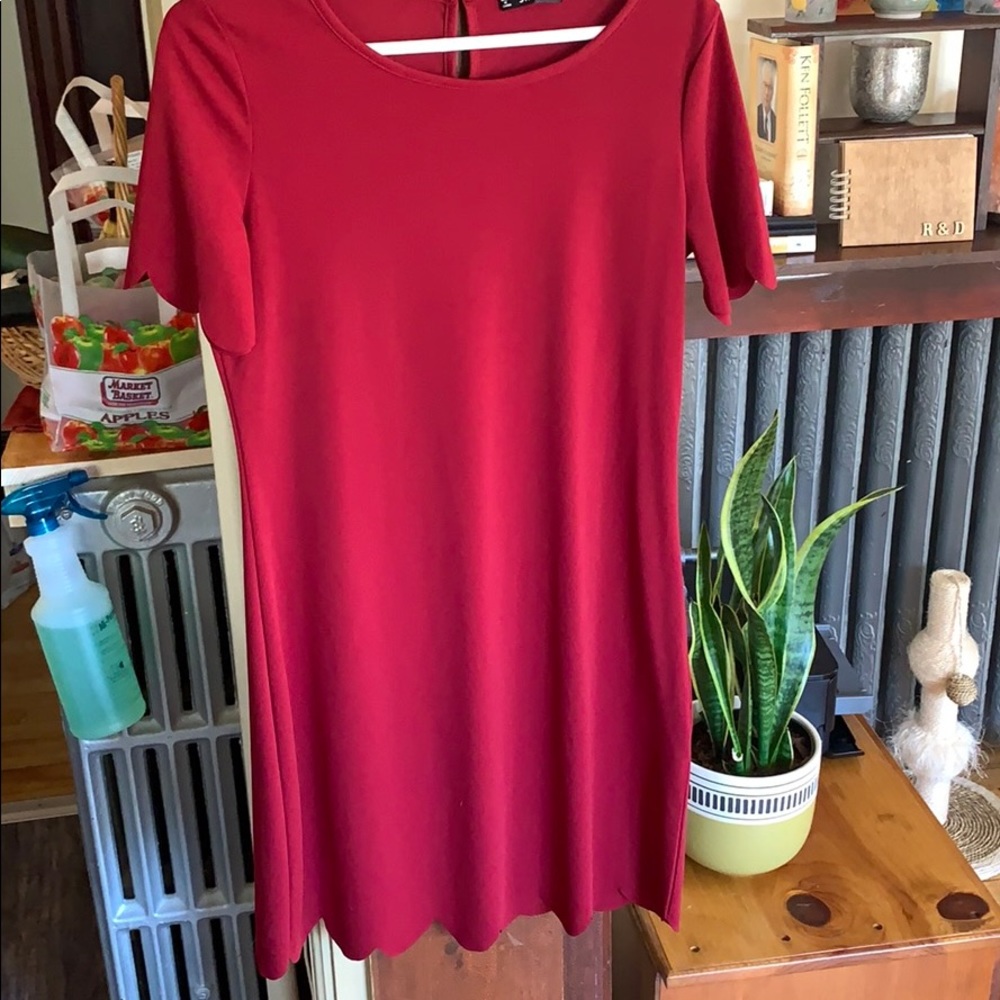 Scalloped dress